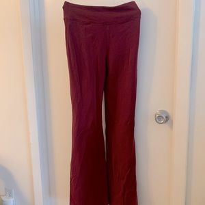 J Crew Spandex Red Mid Rise Active Pants